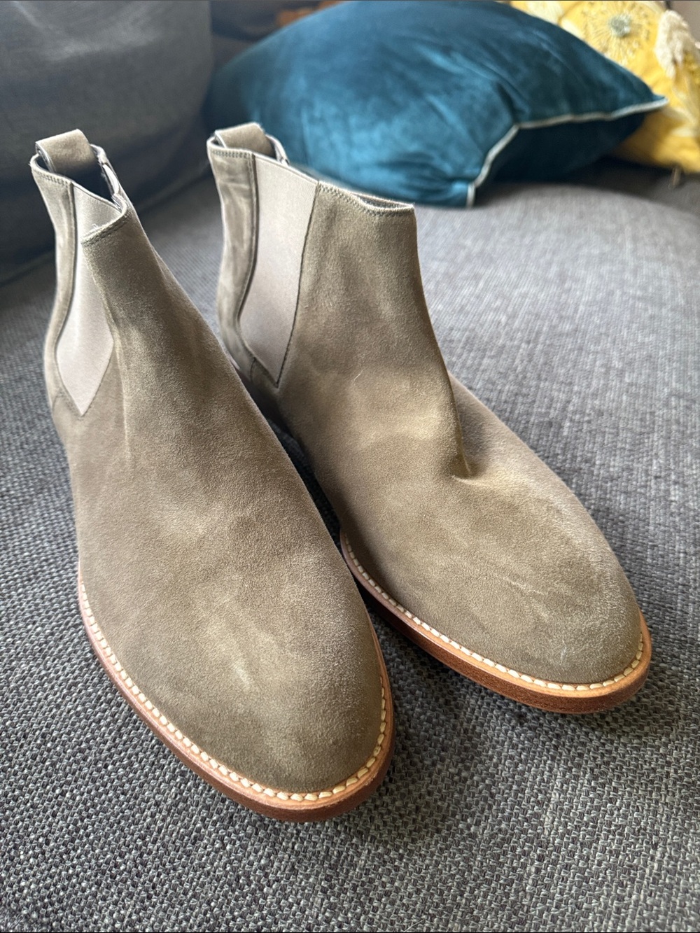 Jenni Kayne Suede Chelsea Boot, Brand New, 41, Laurel